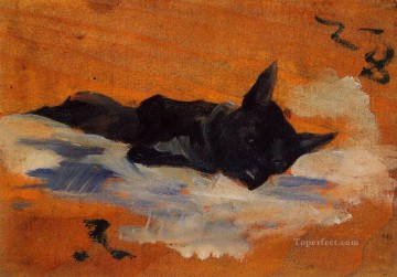 wenig hund 1888 Toulouse Lautrec Henri de Ölgemälde